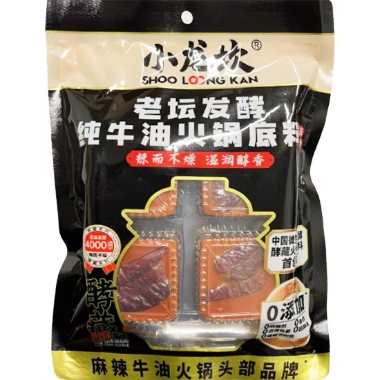 小龍坎 老壇發酵麻辣味牛油火鍋底料360g