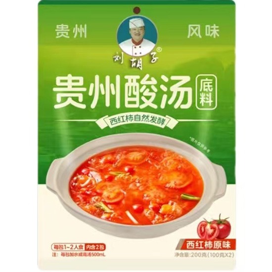 劉鬍子 西紅柿原味貴州酸湯底料200g