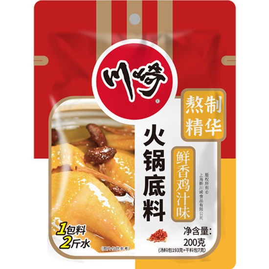 川崎 鮮香雞汁味火鍋底料200g
