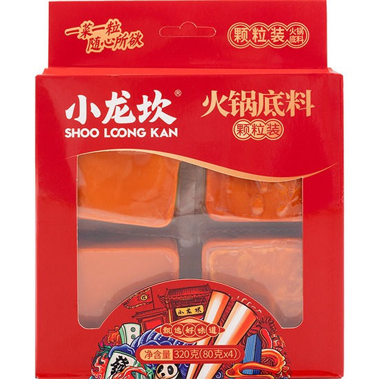小龍坎 小塊火鍋底料(4塊)320g