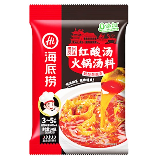 海底撈 貴州紅酸湯火鍋底料240g