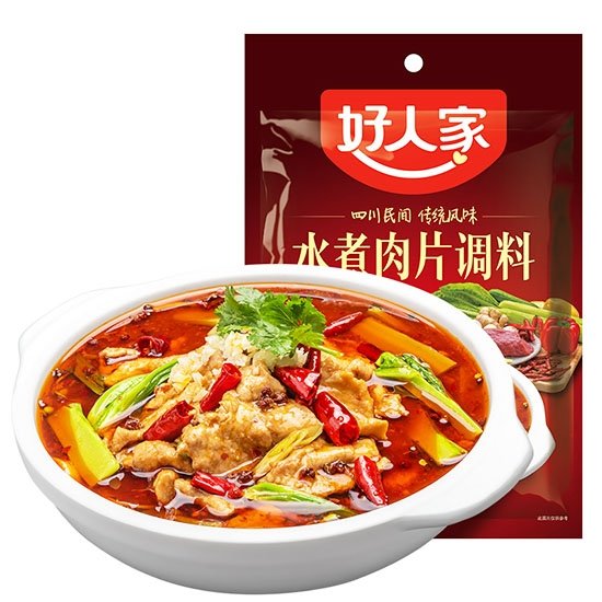 好人家 水煮肉片調料100g HRJ Sauce Seasoning For Pork 100g