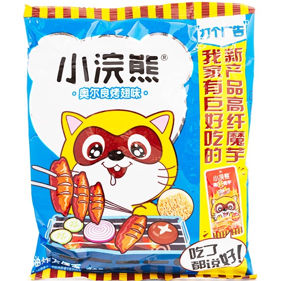 小浣熊 乾脆麵奧爾良烤翅味35g