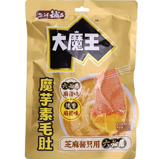鹽津鋪子 大魔王 麻醬味麻醬素毛肚200g