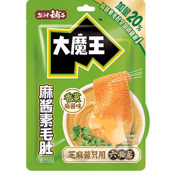 鹽津鋪子 大魔王 香菜味麻醬素毛肚150g