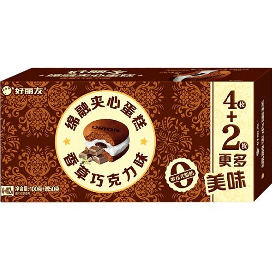 好麗友 香草巧克力味夾心蛋糕150g