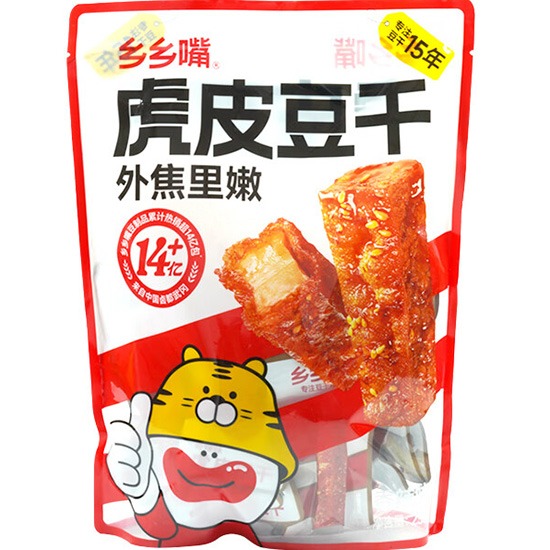 鄉鄉嘴 香辣味虎皮豆乾120g