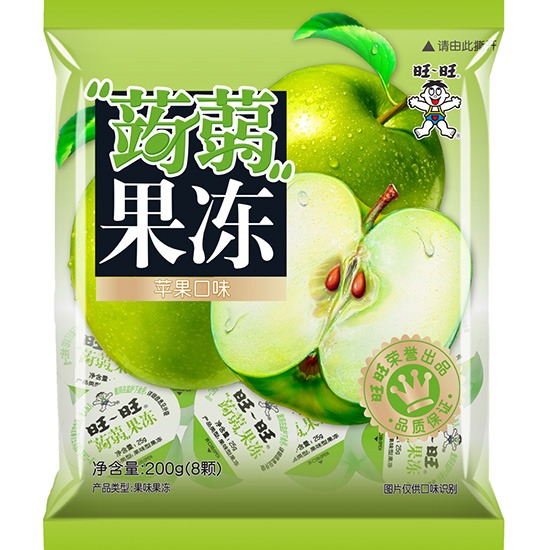 旺旺 蘋果味蒟蒻果凍(8入)200g