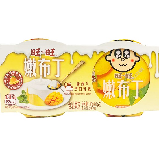 旺旺 芒果味嫩布丁(2入)180g
