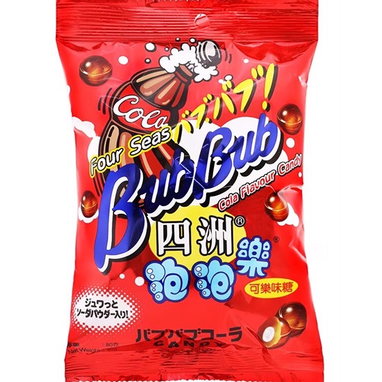 四洲 可樂味泡泡糖80g