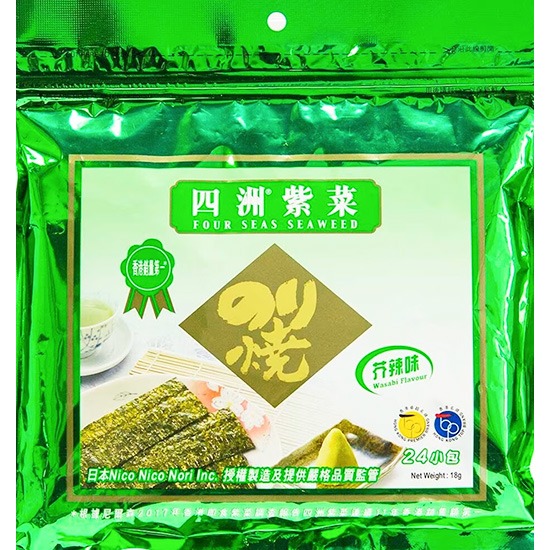 四洲 芥茉紫菜(24入)18g