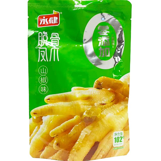 永健 山椒味脫骨鳳爪102g