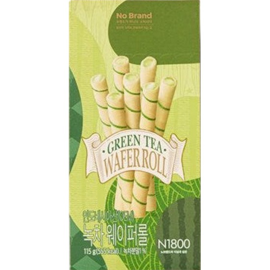No Brand 綠茶夾心華夫卷 115g