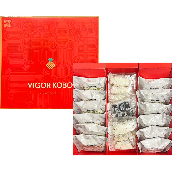 【空運到港】維格餅家 節慶禮盒 5種口味 *6 (30入) 540g