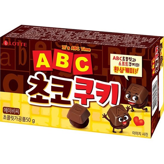 Lotte ABC巧克力餅乾50g
