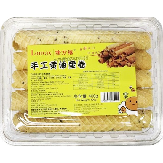 隆萬禧 手工蛋捲400g
