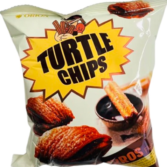 Orion Turtle Corn Chips Choco Churros 65g
