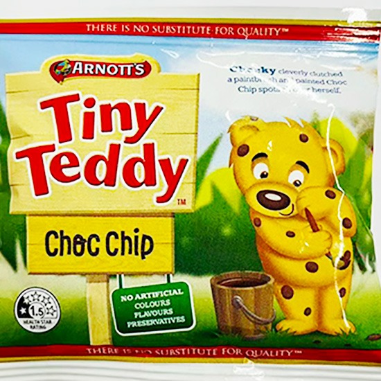 Arnotts Tiny Teddy Choc Chip 30g