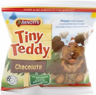 Arnotts Tiny Teddy Chocolate Chip 30g