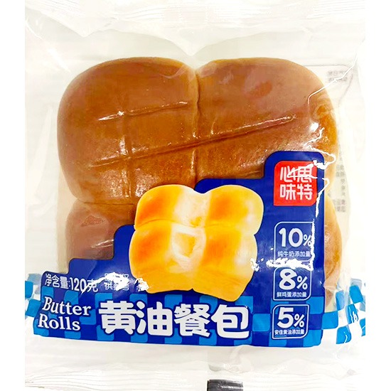 心思味特 黃油餐包120g