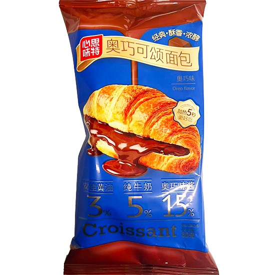 心思味特 奧巧味奧巧可頌麵包80g