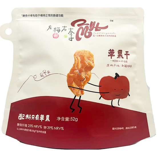 左梅右李 蘋果乾52g