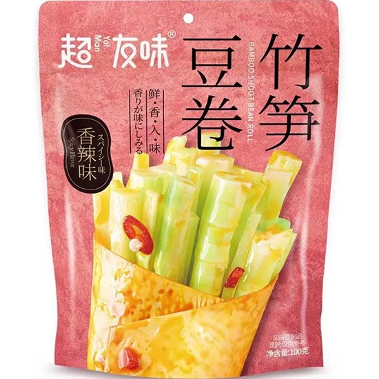 超友味 香辣味豆捲竹筍100g
