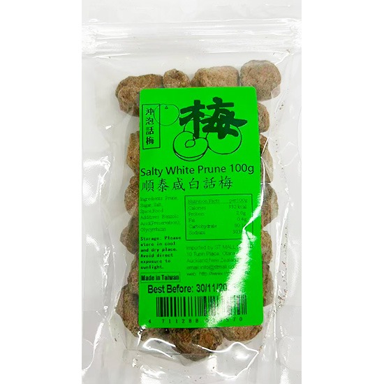 順泰 咸白話梅100g