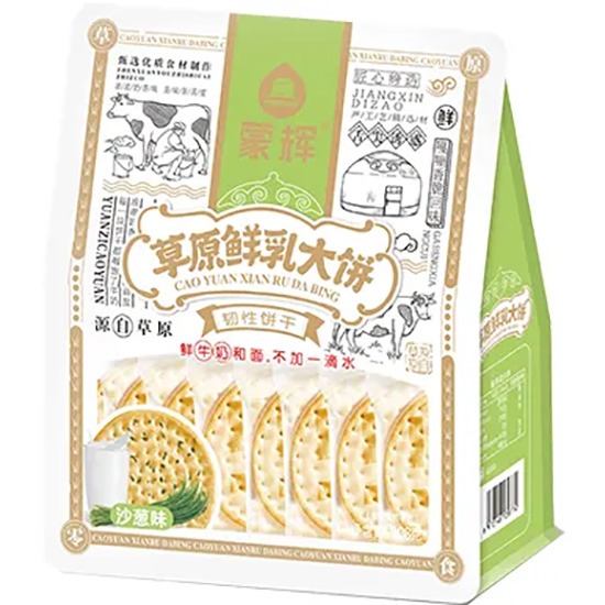 蒙輝 沙蔥味鮮乳大餅308g