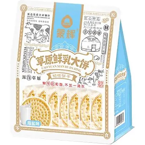 蒙輝 海鹽味鮮乳大餅308g