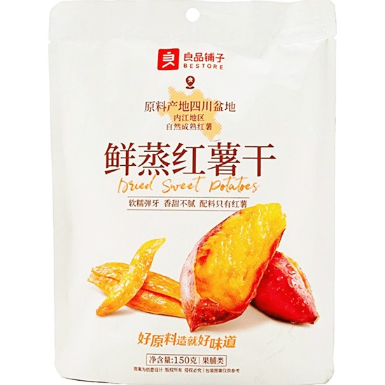 良品鋪子 鮮蒸紅薯乾150g