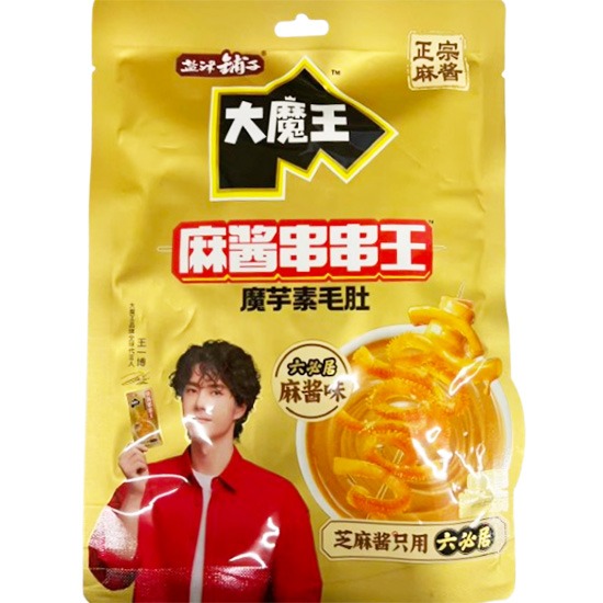 鹽津鋪子 大魔王 麻醬味魔芋素毛肚串串王200g