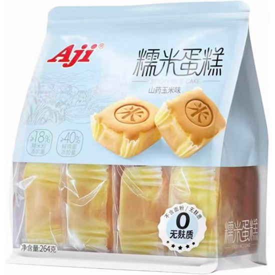 AJI 山藥玉米味糯米蛋糕264g