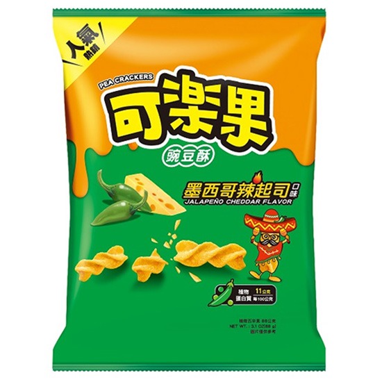 可樂果 墨西哥辣起司口味豌豆酥88g