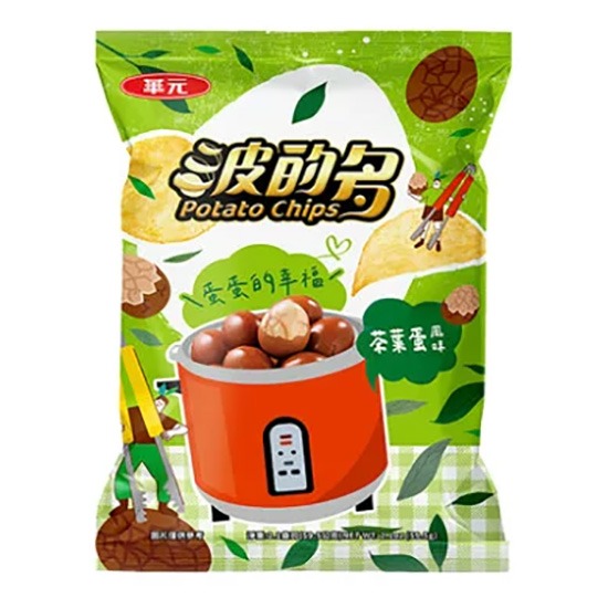 華元 波的多洋芋片茶葉蛋風味59.5g
