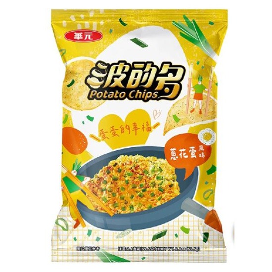華元 波的多洋芋片蔥花蛋風味59.5g
