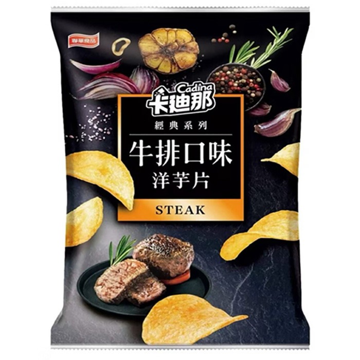 卡迪那 洋芋片牛排口味58g