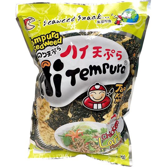 小老闆 泰式雞肉沙拉味天婦羅海苔40g Taokaenoi Tempura Chicken Larb 40g