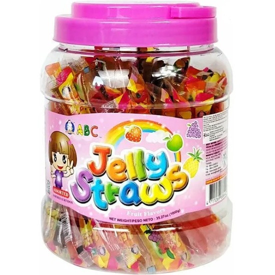 ABC 女孩綜合果凍條(桶)1000g