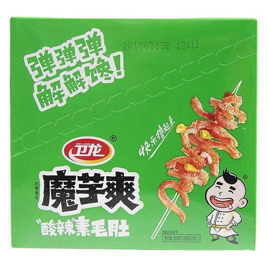衛龍 魔芋爽 酸辣素毛肚(20入)300g WL Konjac Snack Sour & Spicy (20p) 300g