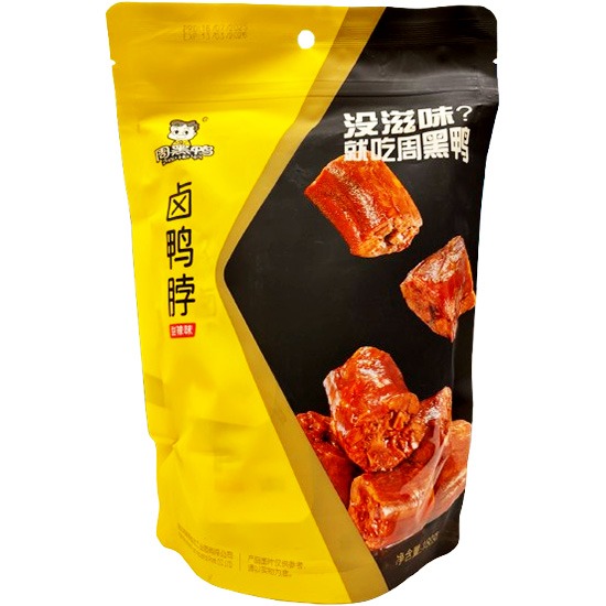 周黑鴨 甜辣味滷鴨脖180g Zhou Hei Ya Braised Duck Neck Sweet & Spicy 180g