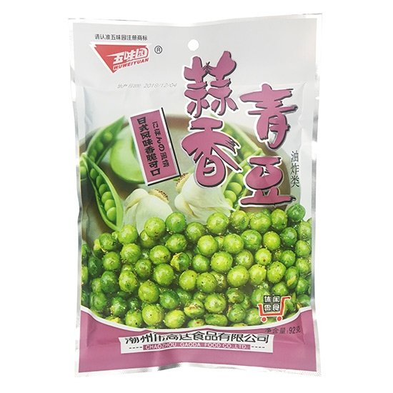 五味園 蒜香青豆92g WEY Green Bean Garlic 92g