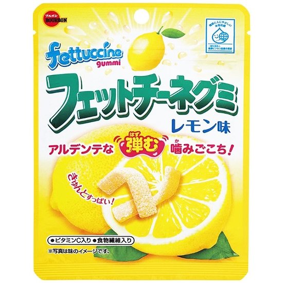 Bourbon 檸檬味長條軟糖50g Bourbon Lemon Flv Gummy 50g