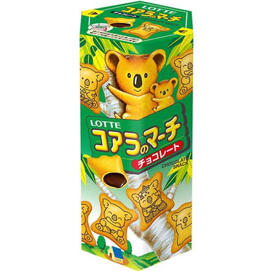 Lotte 巧克力味小熊餅乾37g