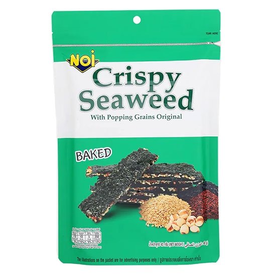 Noi 穀物夾心海苔脆片40g