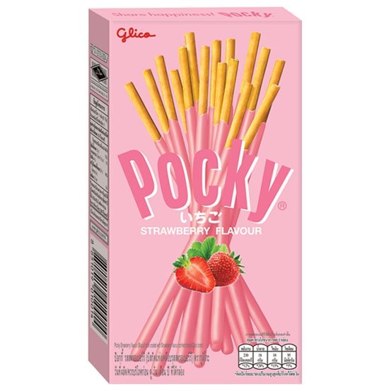 Pocky 草莓味巧克力棒泰國版49g