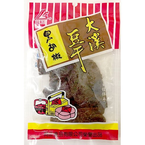 同正 大溪黑胡椒豆干80g