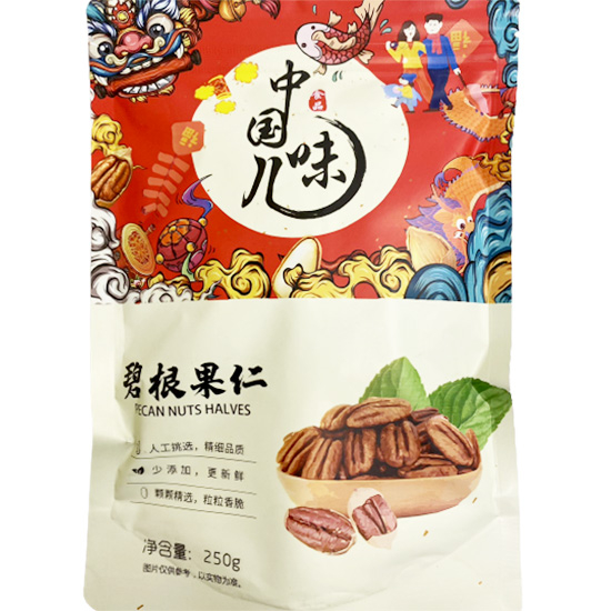 中國味兒 碧根果仁250g ZGWE Pecan Nuts Halves 250g
