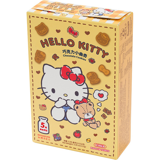 紅櫻花 Hello Kitty巧克力小曲奇112g