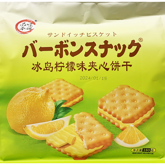 品味本鋪 冰島檸檬味夾心餅乾180g